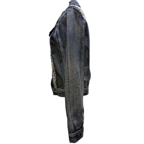Krimson & Klover Blue Denim Jacket L - Picture 4 of 5